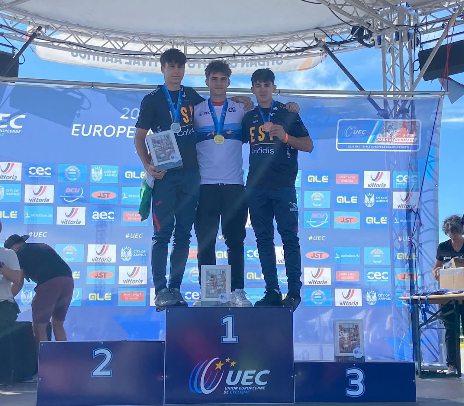 Mikel, subcampeón de Europa de trialbici por segundo año consecutivo